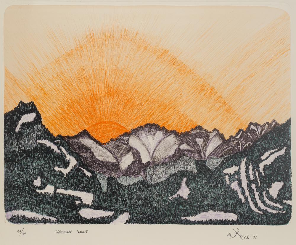 Aldona Gustas comparable auction result: convolute 20 graphic works or works on paper