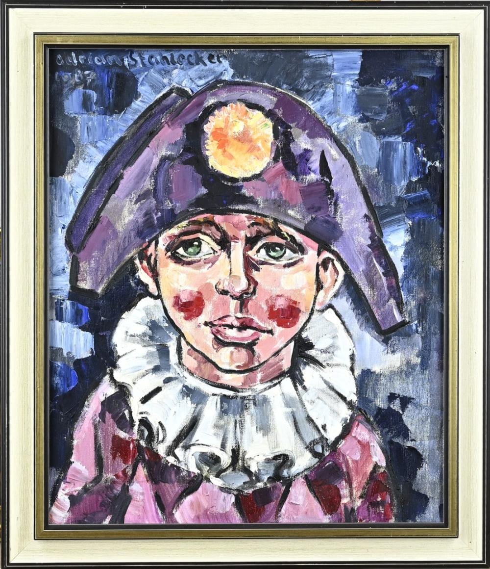 Adrianus Johannes Petrus Stahlecker comparable auction result: adrian stahlecker pierrot