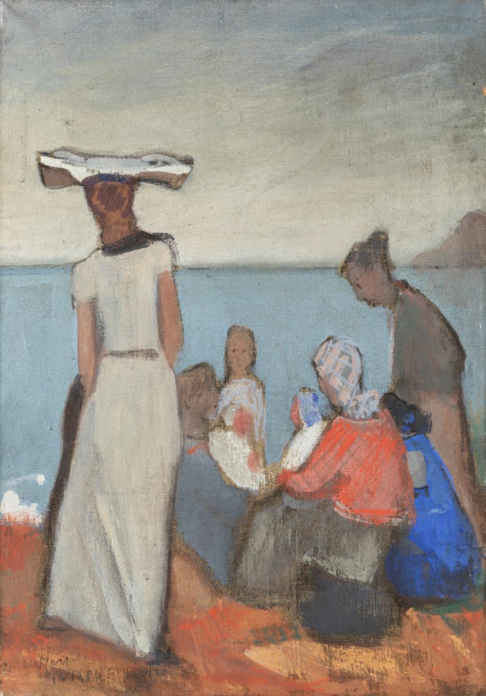 aldo carpi 1886 1973 figure sulla spiaggia 1956 · Finarte · 2023-07-04 Aldo Carpi comparable auction result: aldo carpi 1886 1973 figure sulla spiaggia 1956
