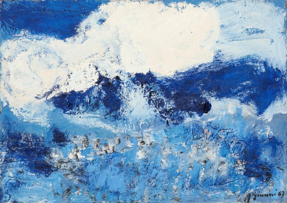 Piero Giunni comparable auction result: piero giunni villa cortese 1912 bondone 2000 canto d inverno 1967 68