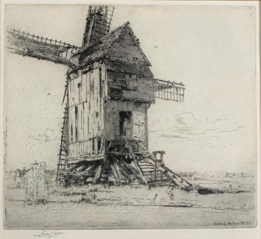 Charles John Watson comparable auction result: charles john watson 1846 1927 le moulin abbeville 1904