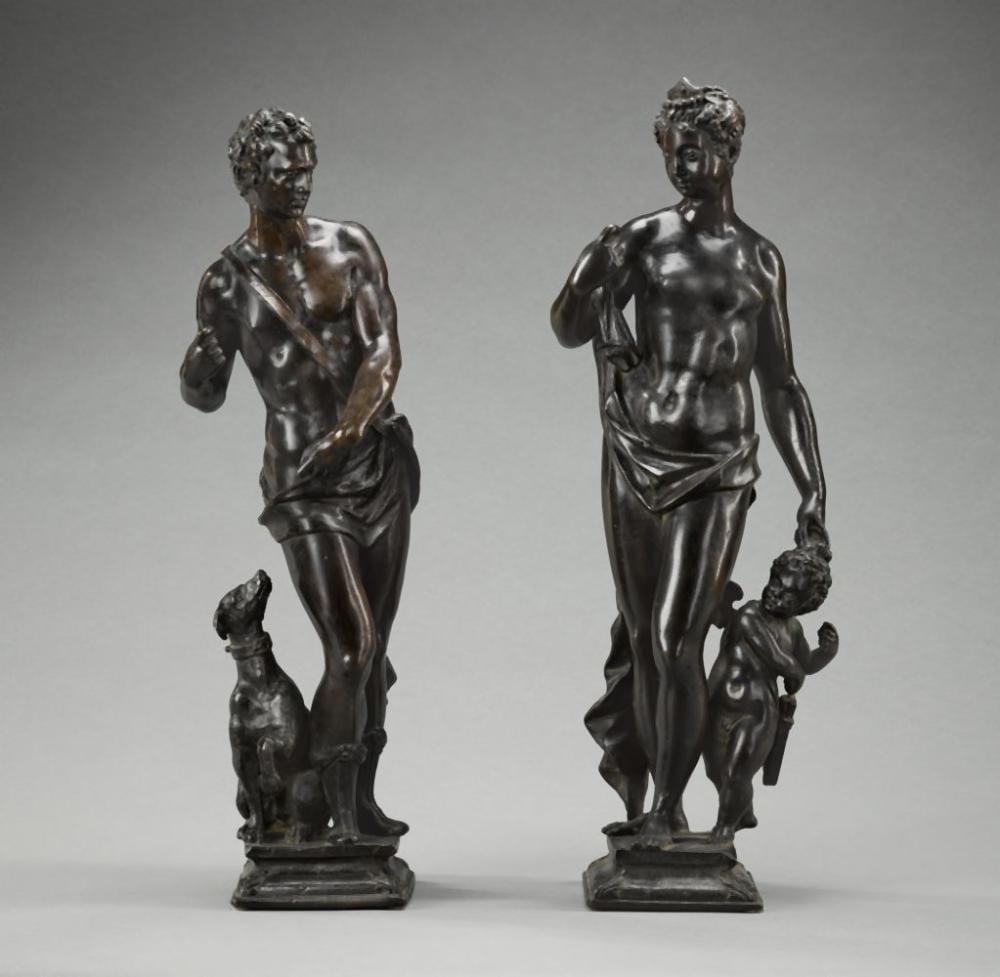 Girolamo Campagna comparable auction result: venus and adonis