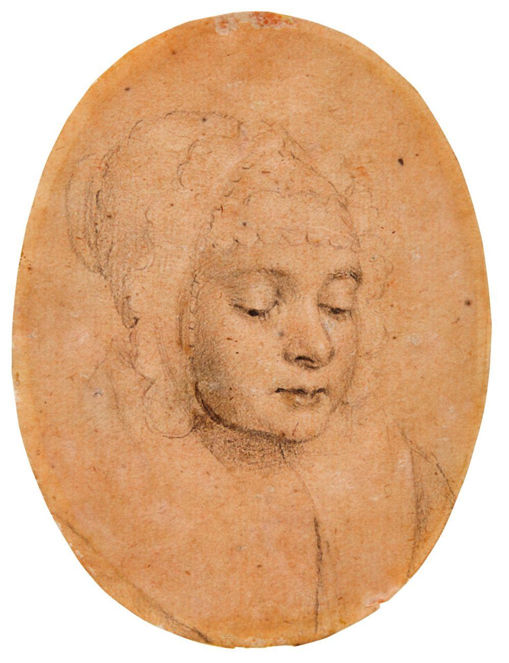 Samuel (1608) Cooper comparable auction result: study of child wearing a scallop edged cap