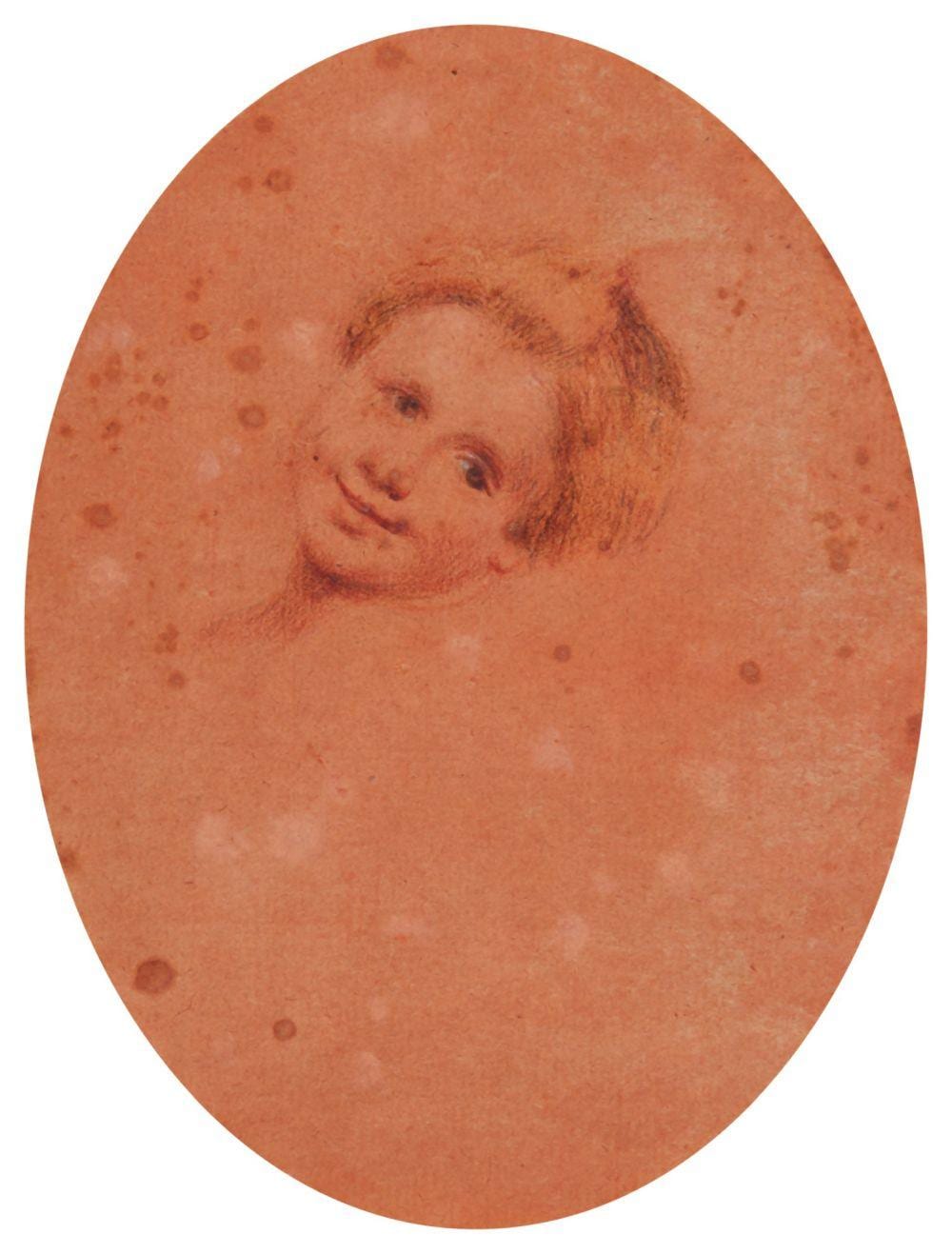 Richard (1615) Gibson comparable auction result: study of a smiling child