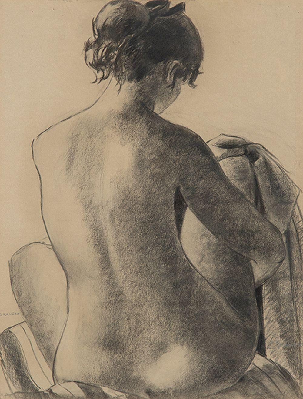 Lluïsa Granero Sierra comparable auction result: luisa granero nude from behind