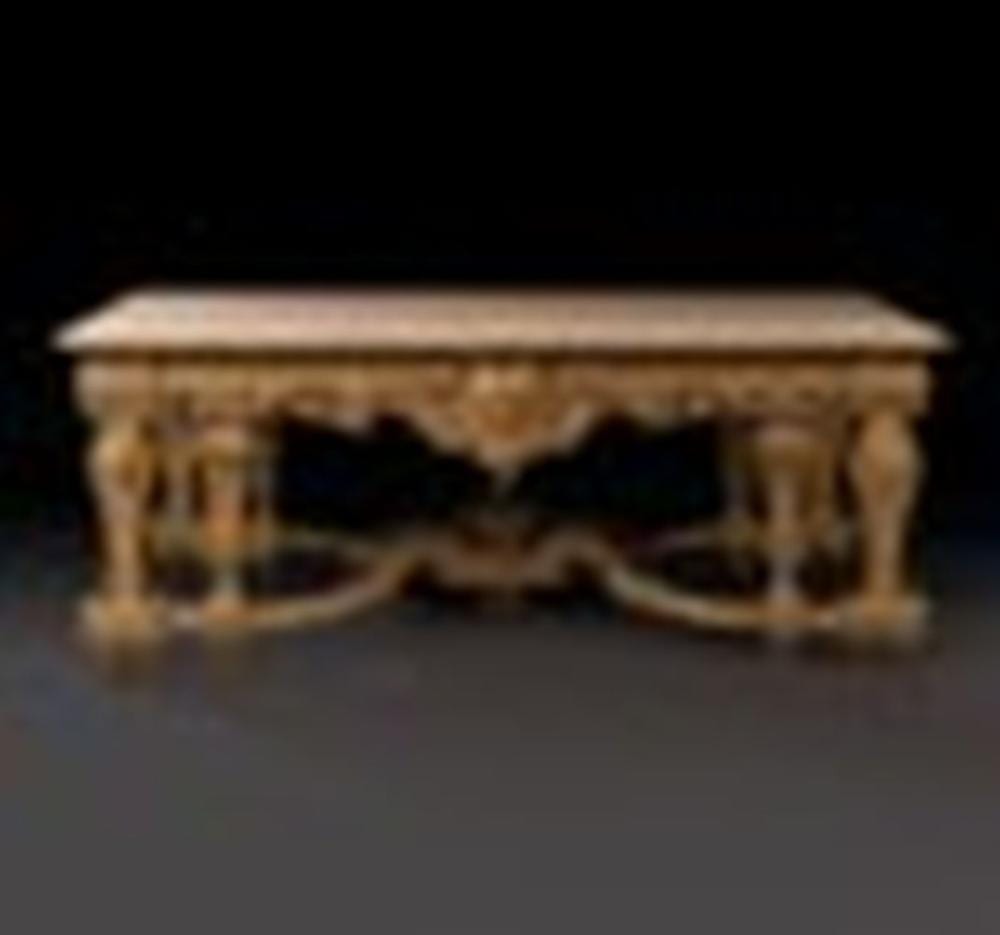 Pieter Cornelisz. Verbeeck comparable auction result: a royal louis xiv giltwood console table circa 1683 after the design by pi