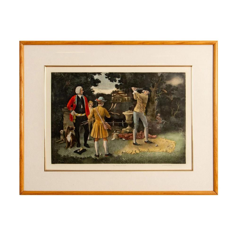 Lawrence Josset comparable auction result: lawrence josset english 1910 1995 mezzotint the practice