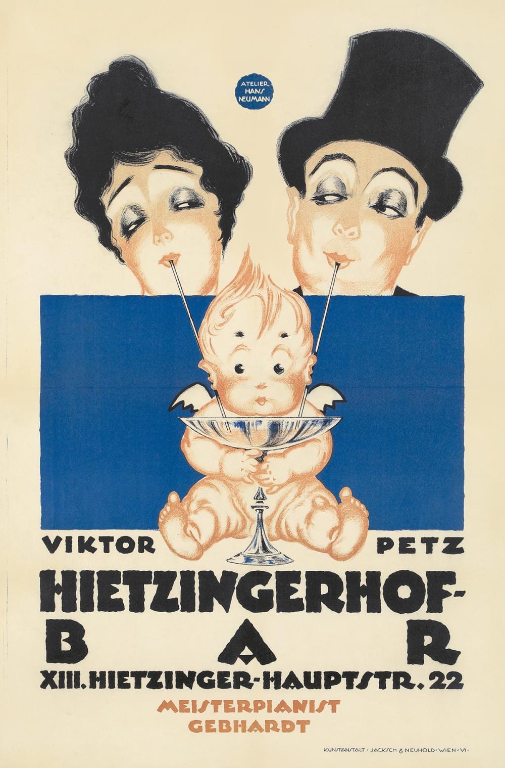 Hans (1888) Neumann comparable auction result: hietzingerhof bar ca 1920
