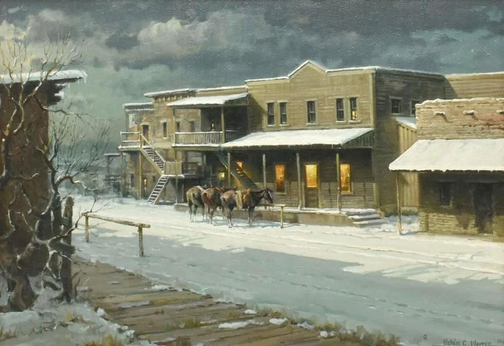 Melvin C. Warren comparable auction result: melvin c warren 1920 1995 adobe walls