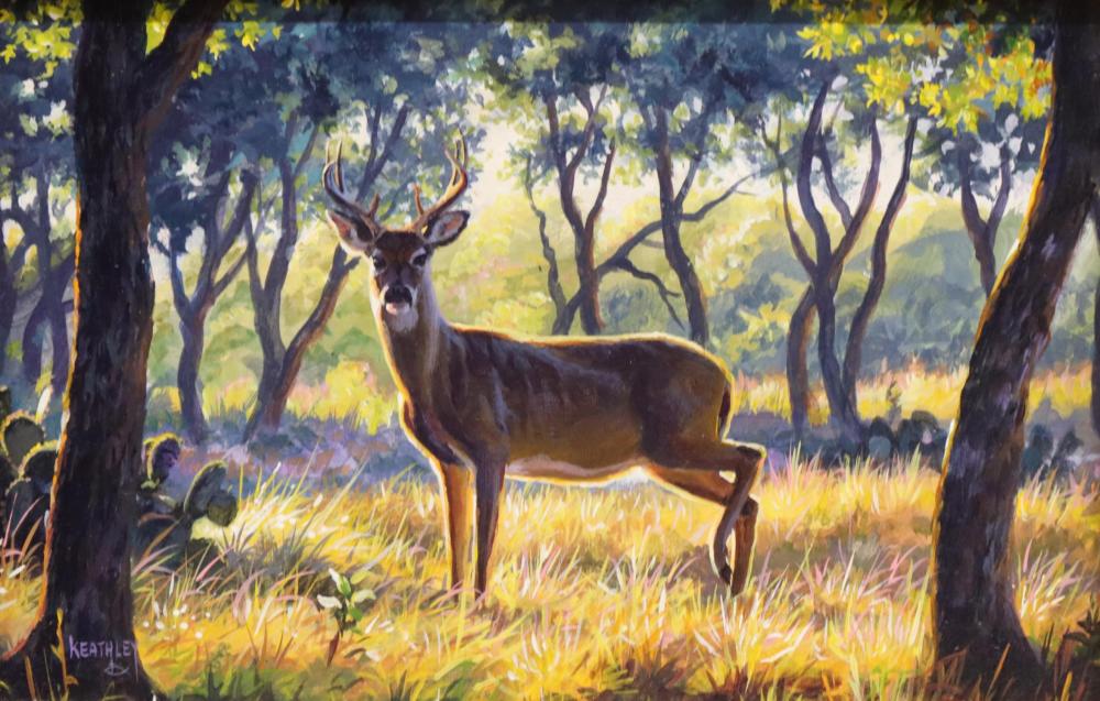 mark keathley tx b 1963 buck 6 x 9 · Austin Auction Gallery · 2023-07-15 Mark Keathley comparable auction result: mark keathley tx b 1963 buck 6 x 9