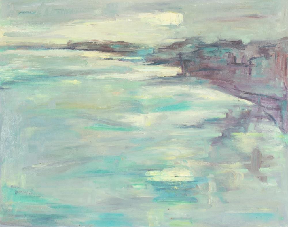 Audrey Edith Greenhalgh comparable auction result: audrey edith greenhalgh seascape oil on board