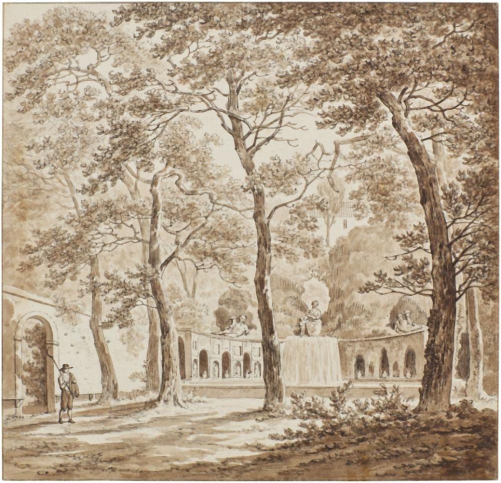 gardens at the villa d este · Sotheby's · 2023-07-06 Daniel (1751) Dupré comparable auction result: gardens at the villa d este