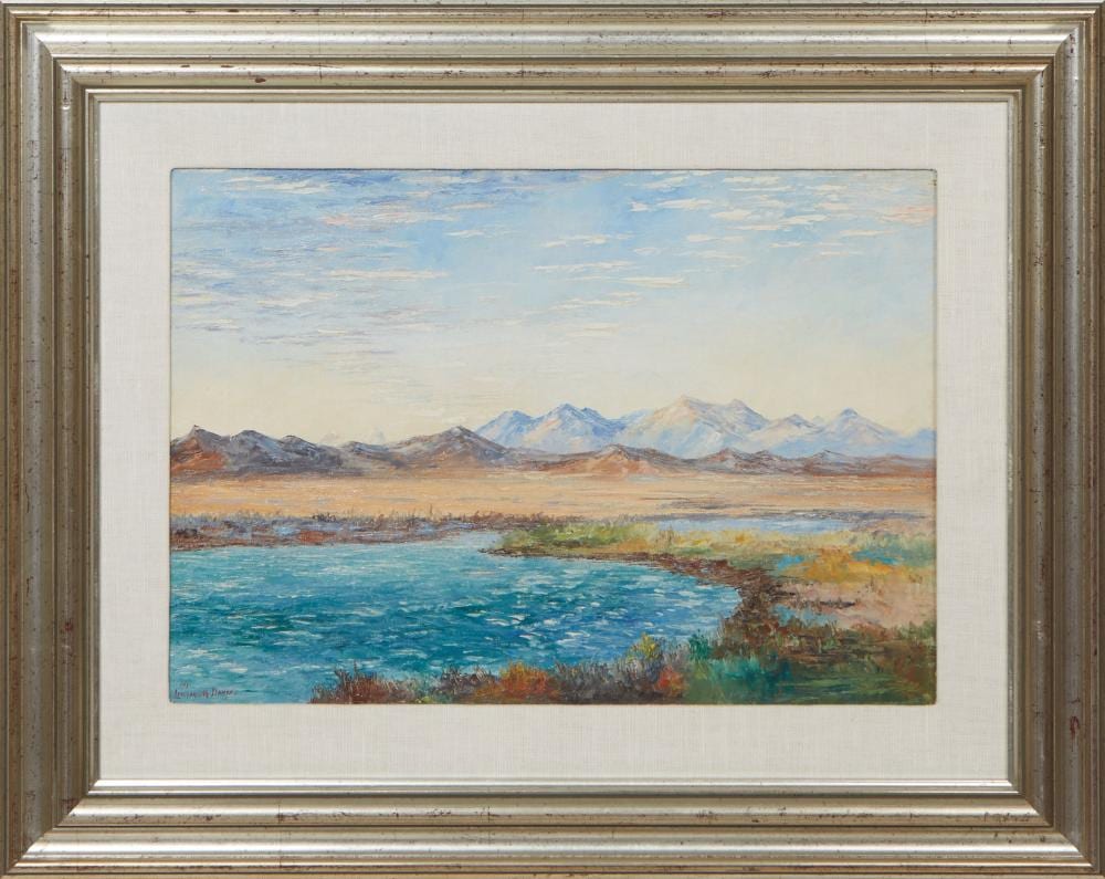 Leonard Moore Davis comparable auction result: leonard moore davis massachusetts alaska 1864 1938 h 14 in w 20 in framed h 22 in w 28 in