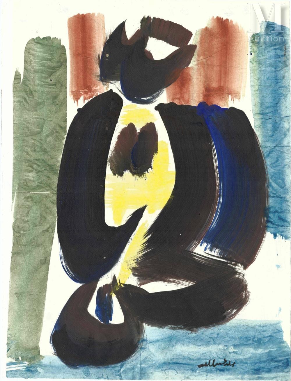Hamid Abdallah comparable auction result: hamed abdalla egypte 1917 1985 al gharbeya cameleon