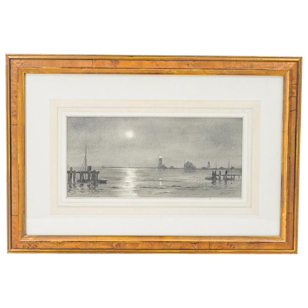 Charles Russell Loomis comparable auction result: charles russell loomis american 1857 1936 watercolor on paper painting
