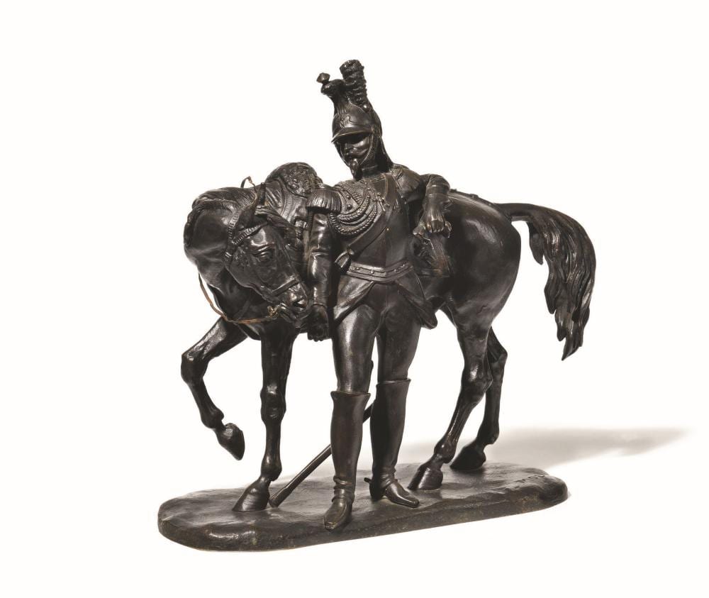 Louis Marie Moris comparable auction result: louis marie moris 1818 1883 officier cuirassier de la garde imp riale nourrissan