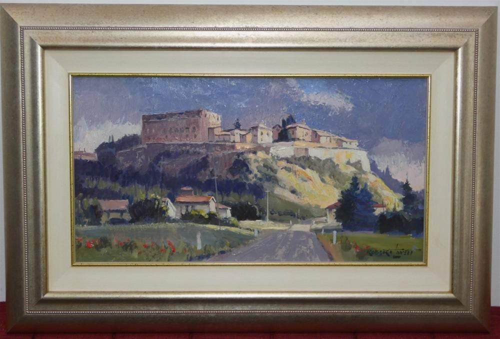 Robert Lovett comparable auction result: robert lovett 1930 medieval village umbria