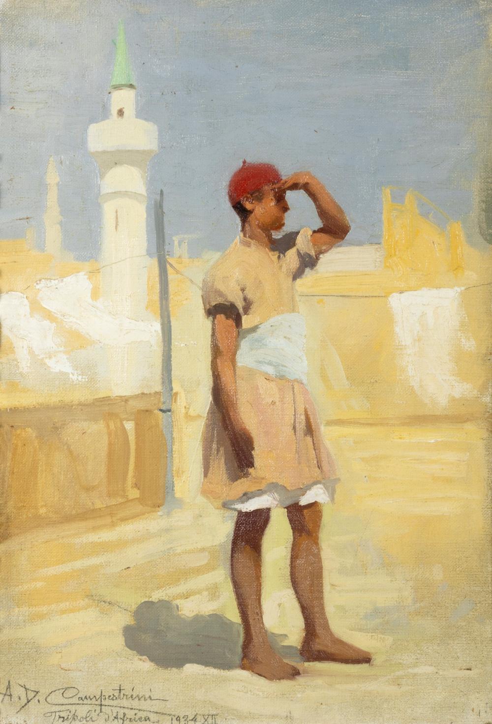 Alcide Davide Campestrini comparable auction result: alcide davide campestrini trento 1863 milano 1940 tripoli of africa 1934