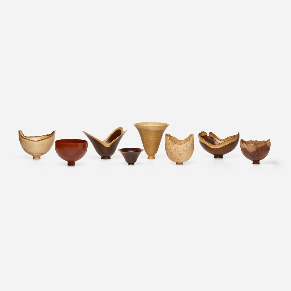 Bert Marsh comparable auction result: bert marsh collection of eight bowls