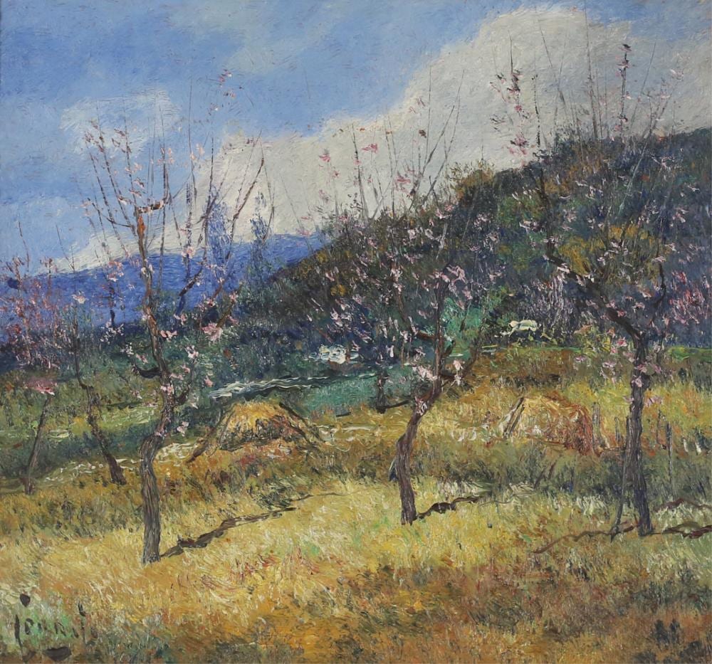 Egidio Cerrito comparable auction result: egidio cerrito oil on board landscape
