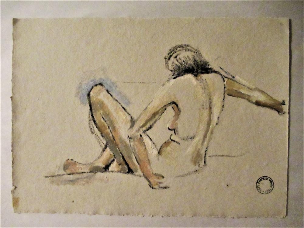 franklin white constance nude original painting c 1950 · Beowulf Art and Books · 2023-07-28 Franklin White comparable auction result: franklin white constance nude original painting c 1950