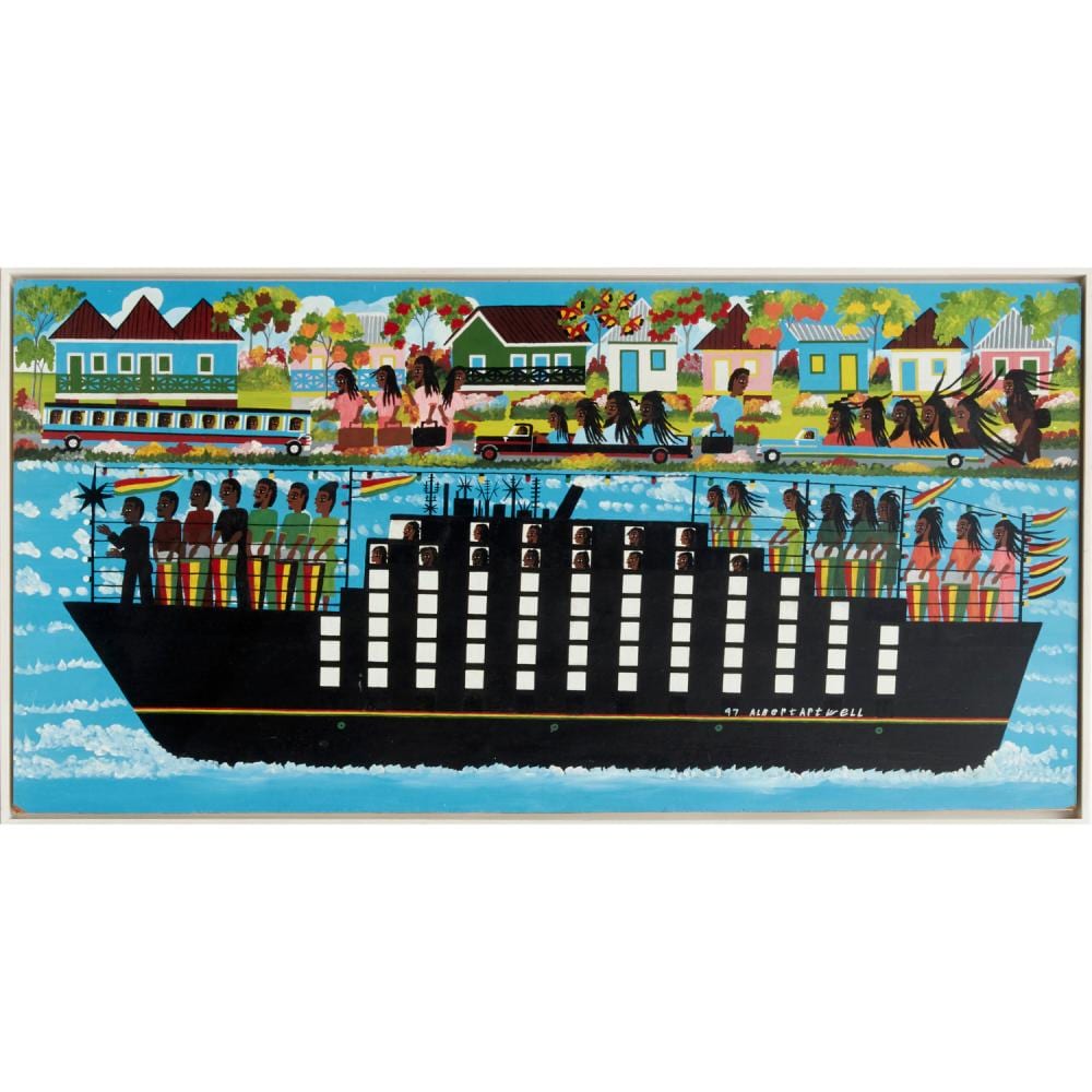 albert artwell large oil on masonite 1997 · Millea Bros Ltd · 2023-07-27 Albert Artwell comparable auction result: albert artwell large oil on masonite 1997