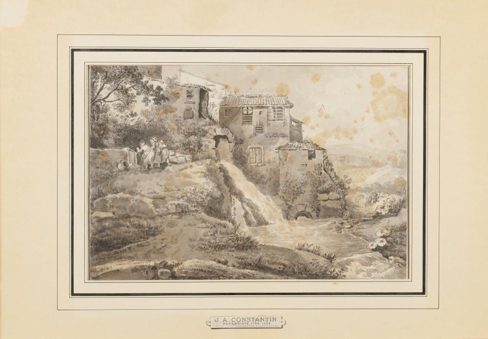 Jean-Antoine Constantin comparable auction result: jean antoine constantin 1756 1844 attribu les lavandi res