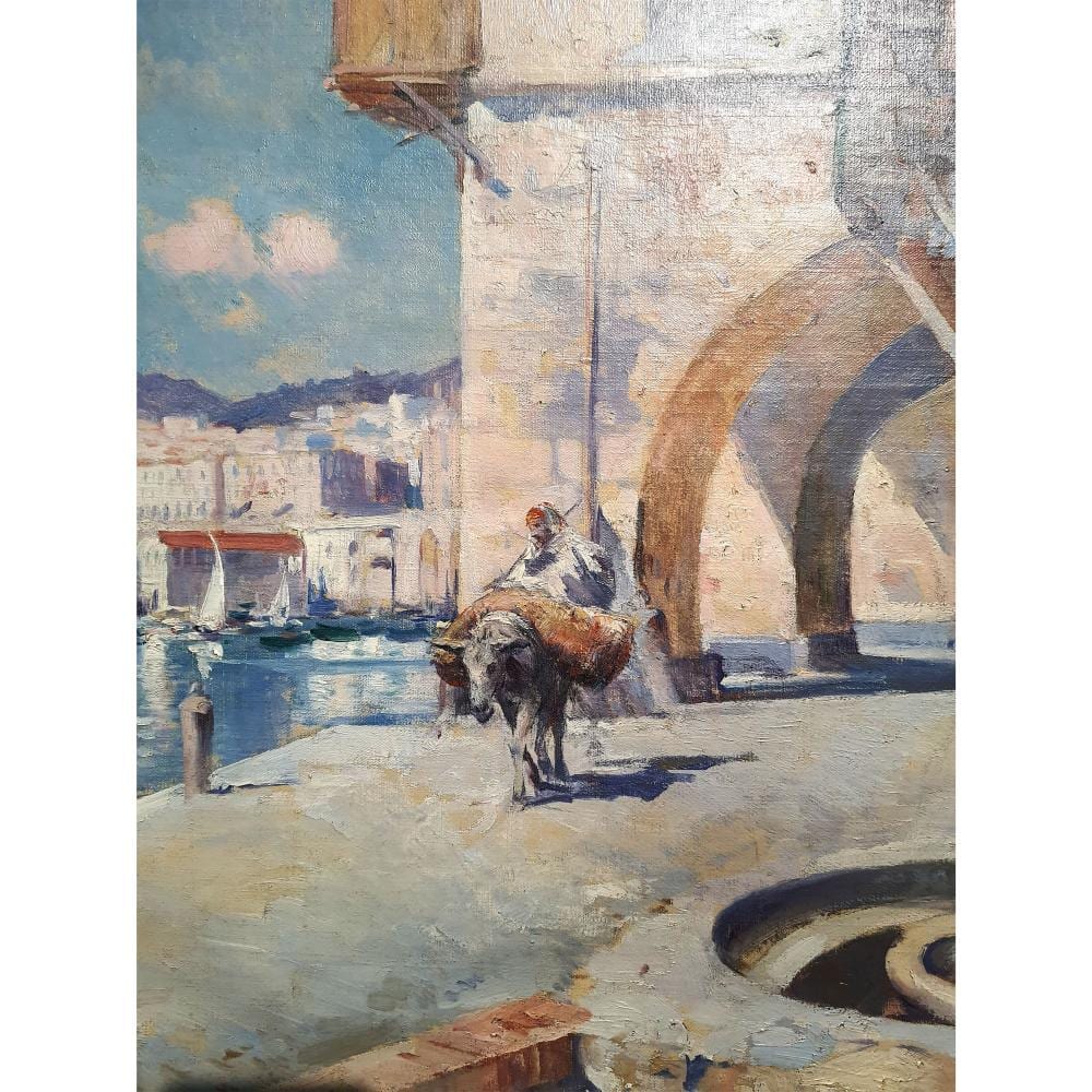 Ferdinand Luigini comparable auction result: ferdinand jean luigini 1870 1943 le port d alger