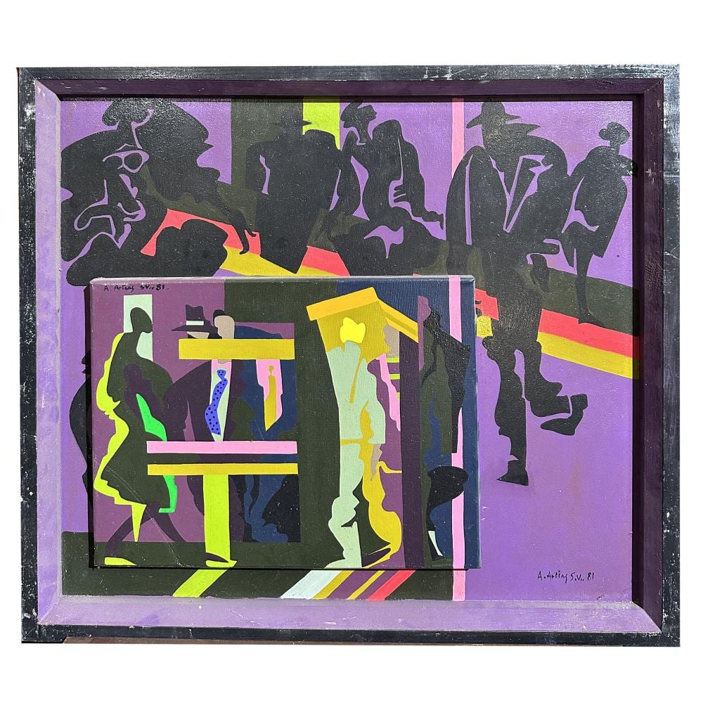 Philippe Artias comparable auction result: philippe artias 1912 2002 personnage cubiste