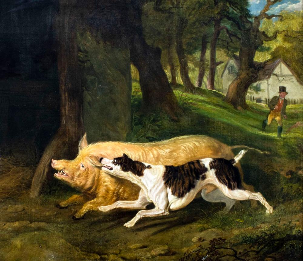 Martin Theodore Ward comparable auction result: martin theodore ward uk 1799 1874 oil painting antique