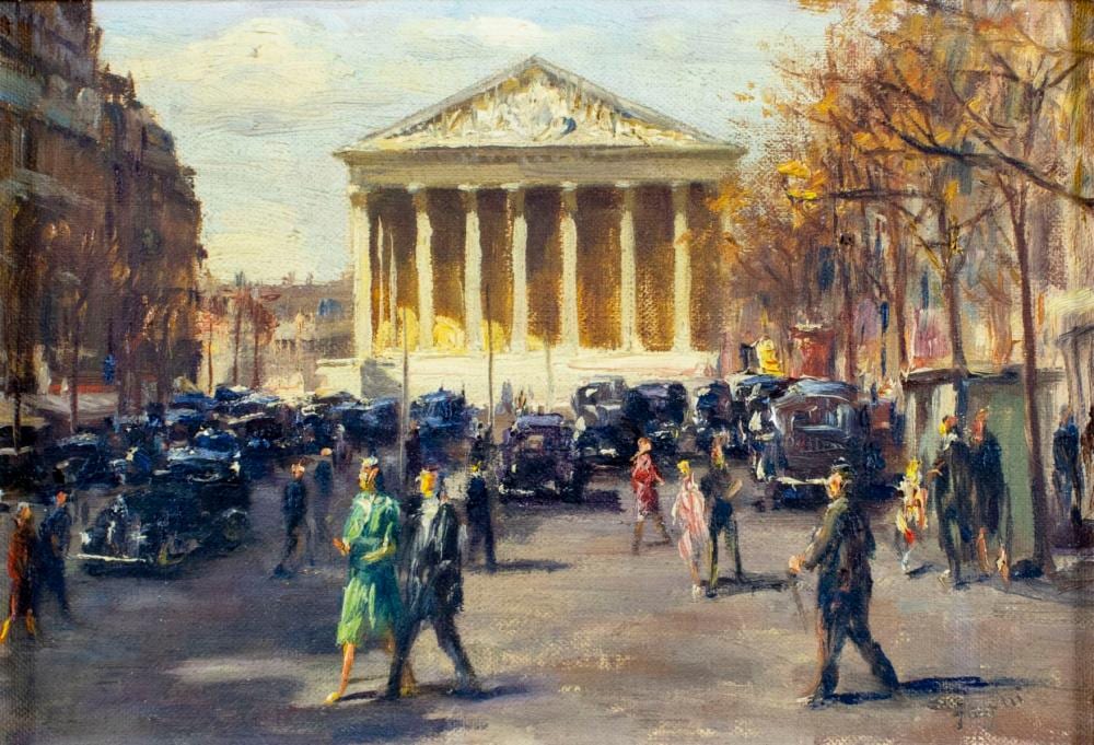 Paul Gagni comparable auction result: paul gagni france 1893 1962 oil painting