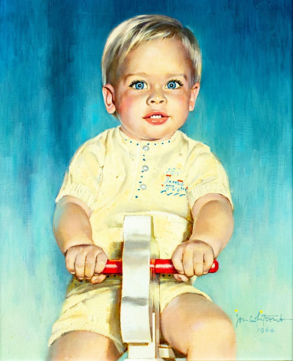 Jon Whitcomb comparable auction result: jon whitcomb ct ok 1906 1988 oil painting