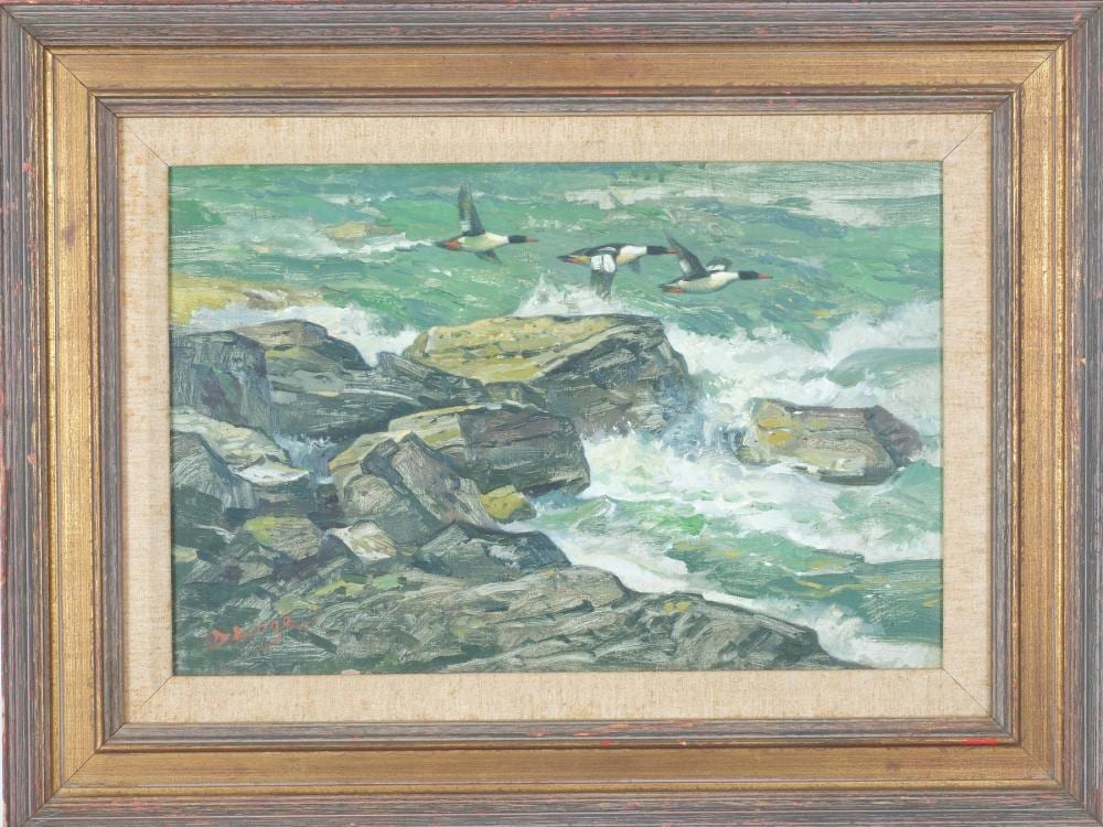 Daniel Loge comparable auction result: daniel loge b 1954 oil on canvas