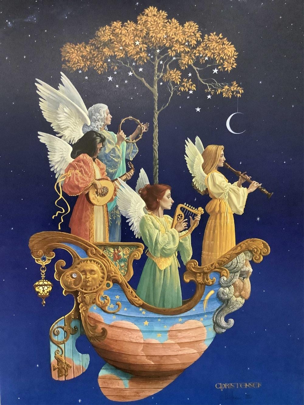 james c christensen signed limited edition print · EJ'S Auction & Appraisal · 2023-07-08 James C Christensen comparable auction result: james c christensen signed limited edition print