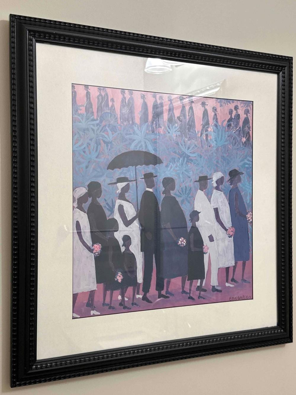 Ellis Wilson comparable auction result: ellis wilson framed print