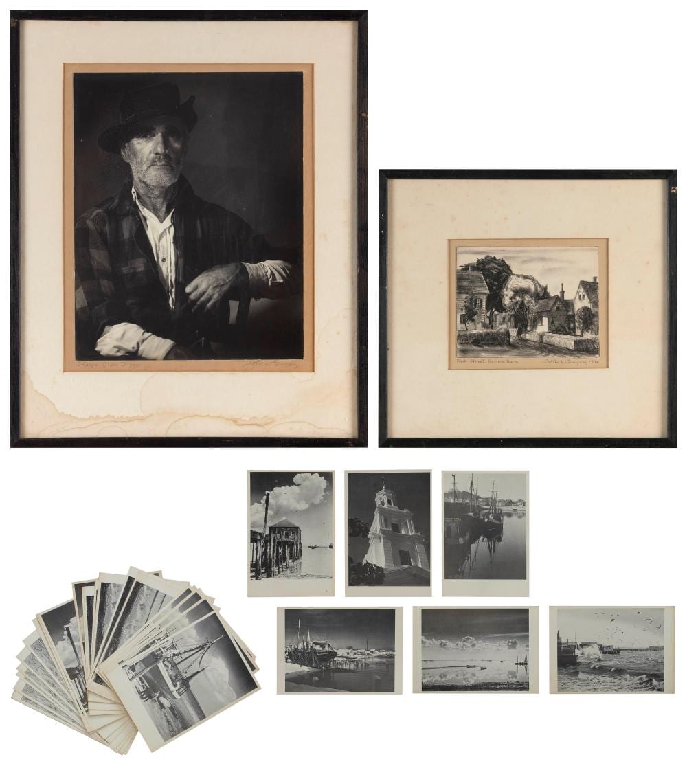 John Worthington Gregory comparable auction result: john worthington gregory massachusetts 1903 1992 provincetown related ephemera