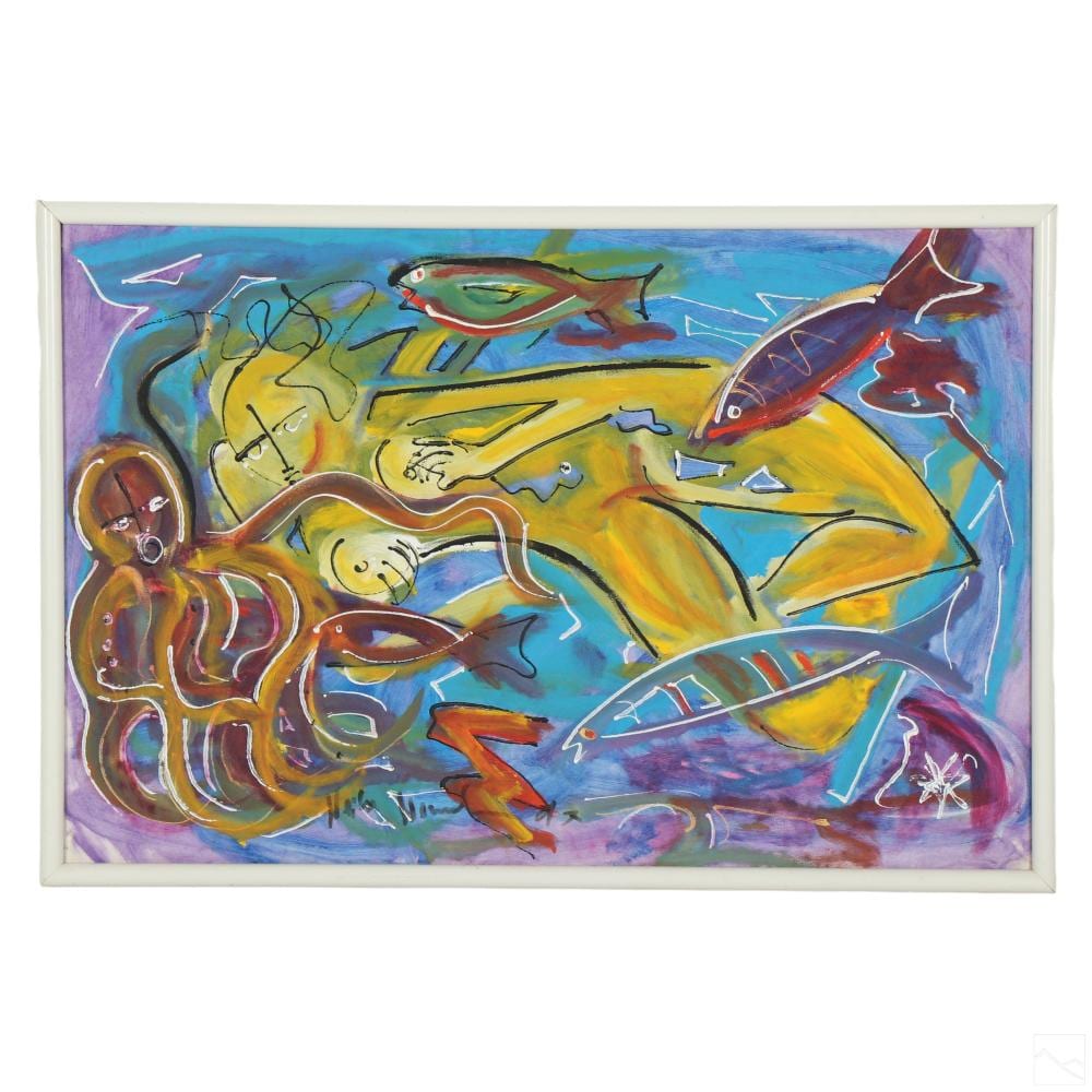 neith nevelson b 1946 abstract seascape painting · Hill Auction Gallery · 2023-07-26 Neith Nevelson comparable auction result: neith nevelson b 1946 abstract seascape painting