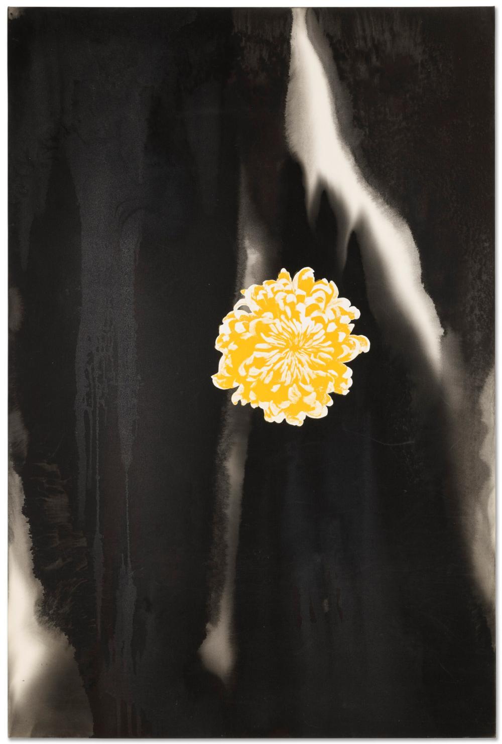 Mary Weatherford comparable auction result: mary weatherford b 1963 third riddle acrylic flashe and ink on canvas 9