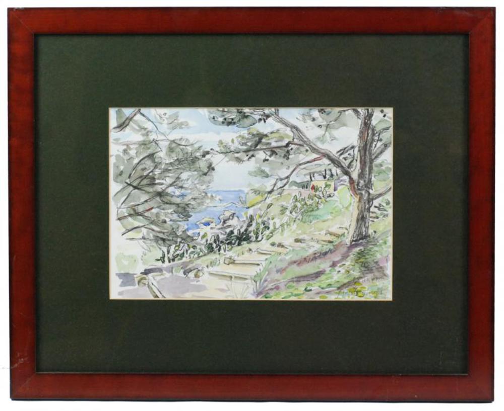Josep Serra Llimona comparable auction result: josep serra llimona 1937 costa brava