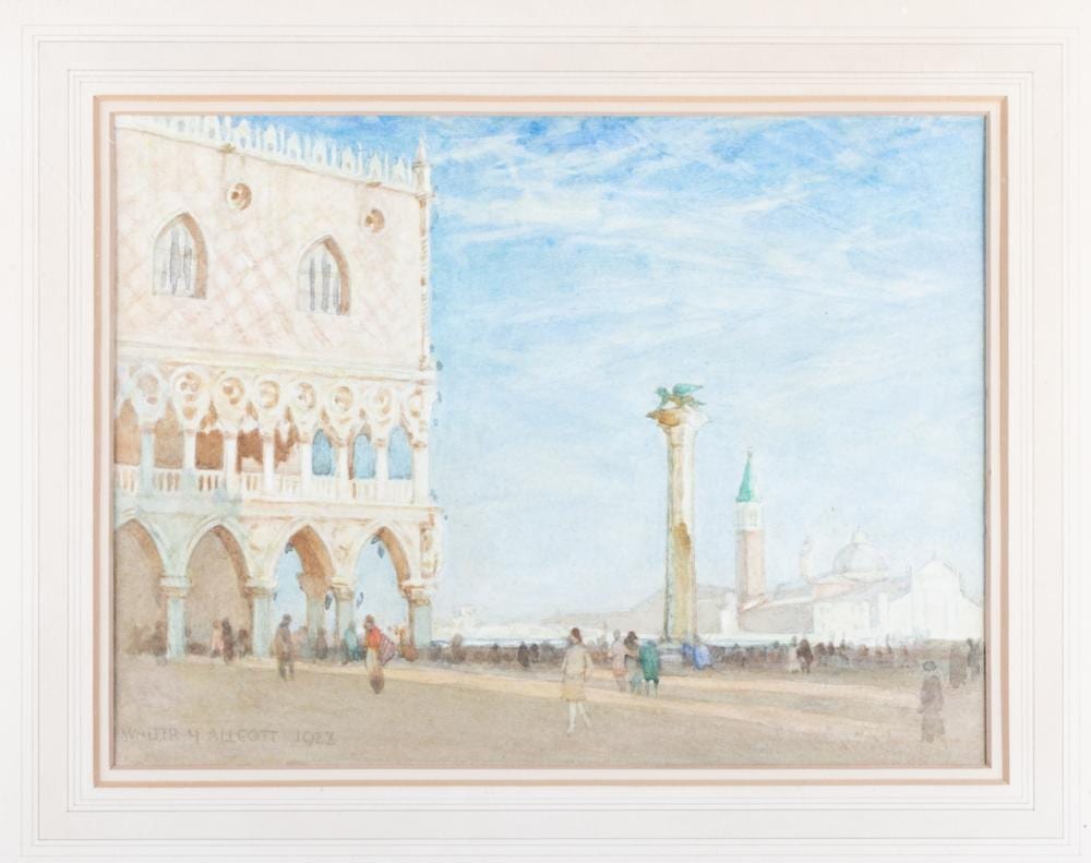 Walter Herbert Allcott comparable auction result: walter herbert allcott 1880 1951 view of venice