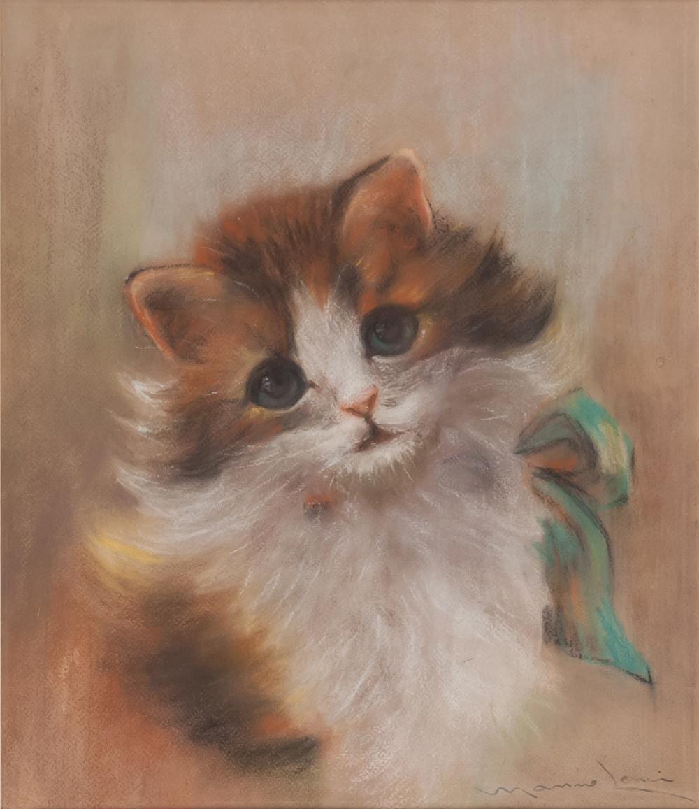 Marino Lenci comparable auction result: pastel drawing by marino lenci