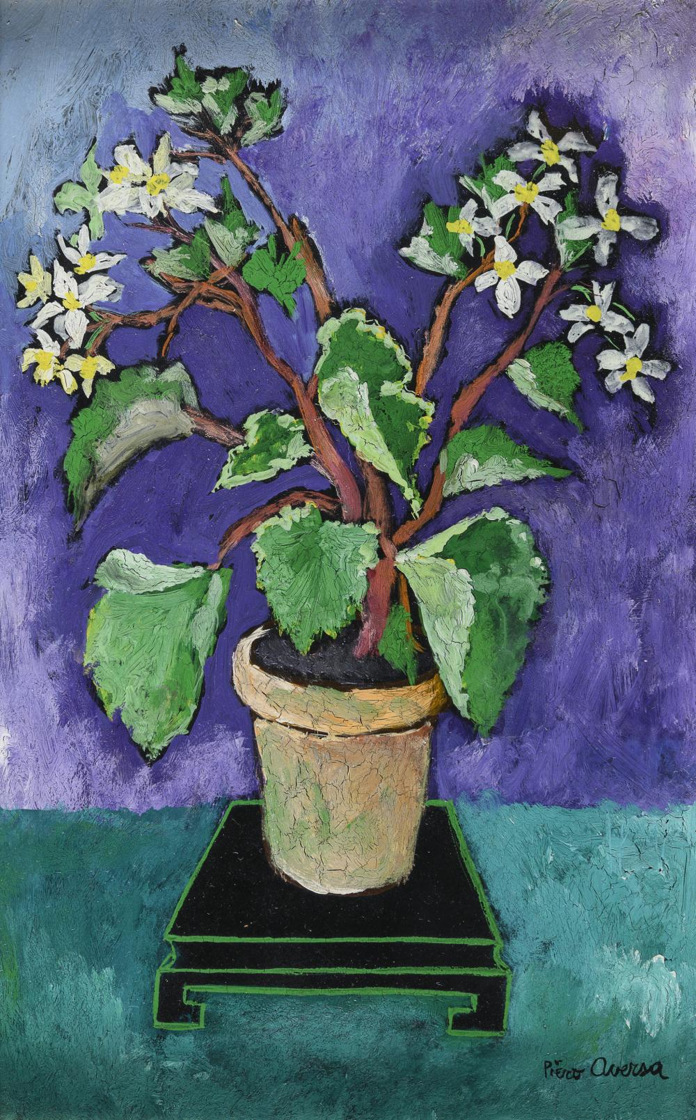 Piero Aversa comparable auction result: oil painting by piero aversa