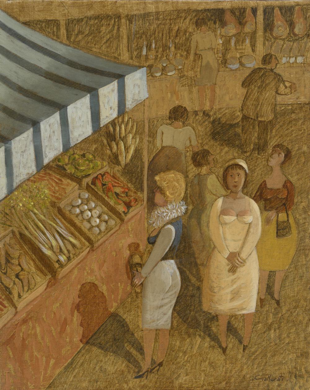 Alberto Gallerati comparable auction result: oil painting by alberto gallerati