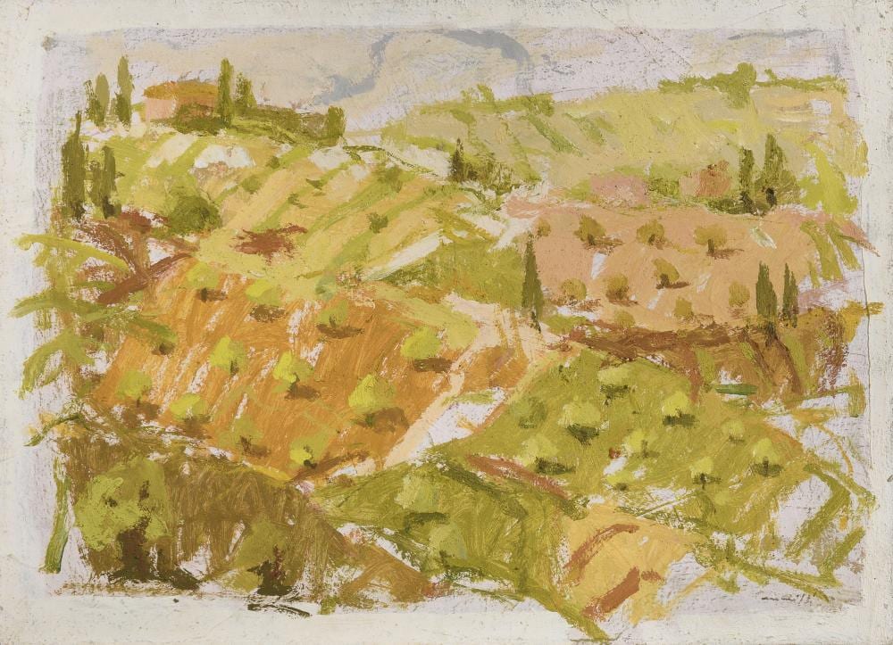 Franco Marzilli comparable auction result: oil painting by franco marzilli