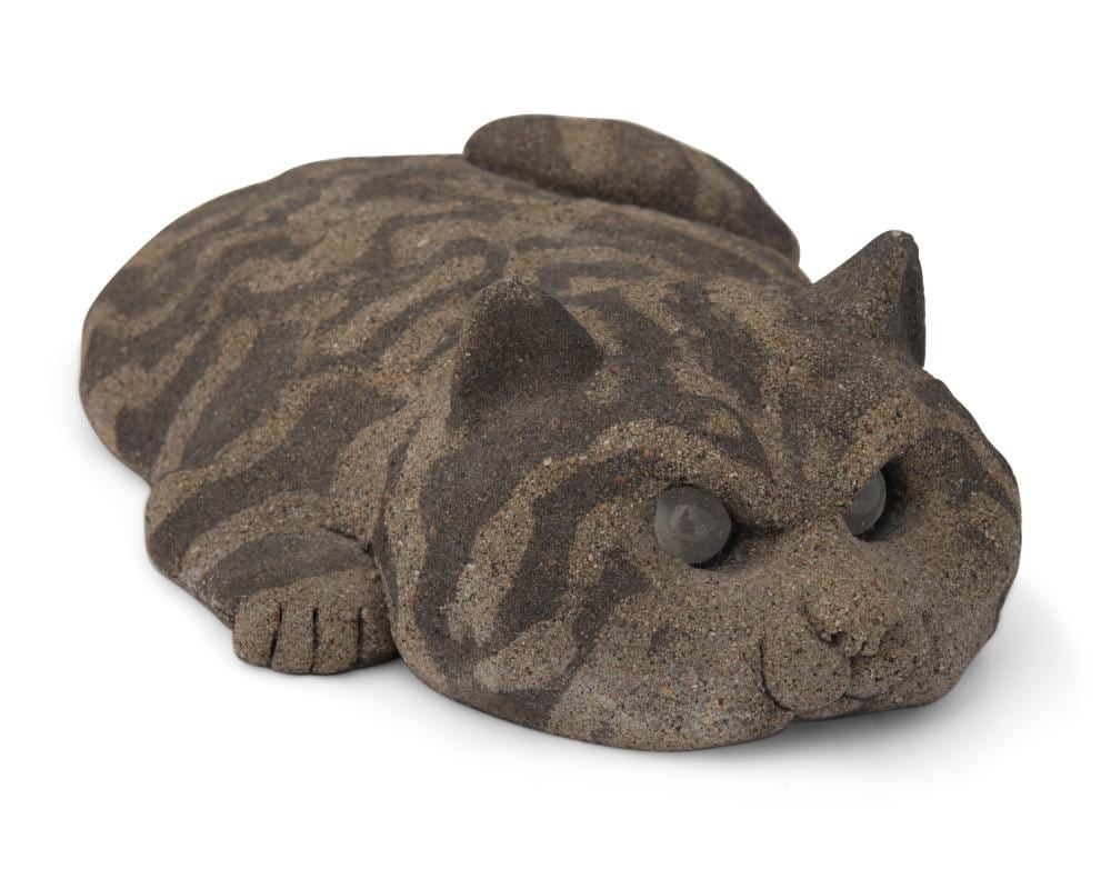 Lou Rankin comparable auction result: lou rankin 1929 2016 cheshire cat 1982 cement and glass 2 75 h x 6 w x 8 625 d