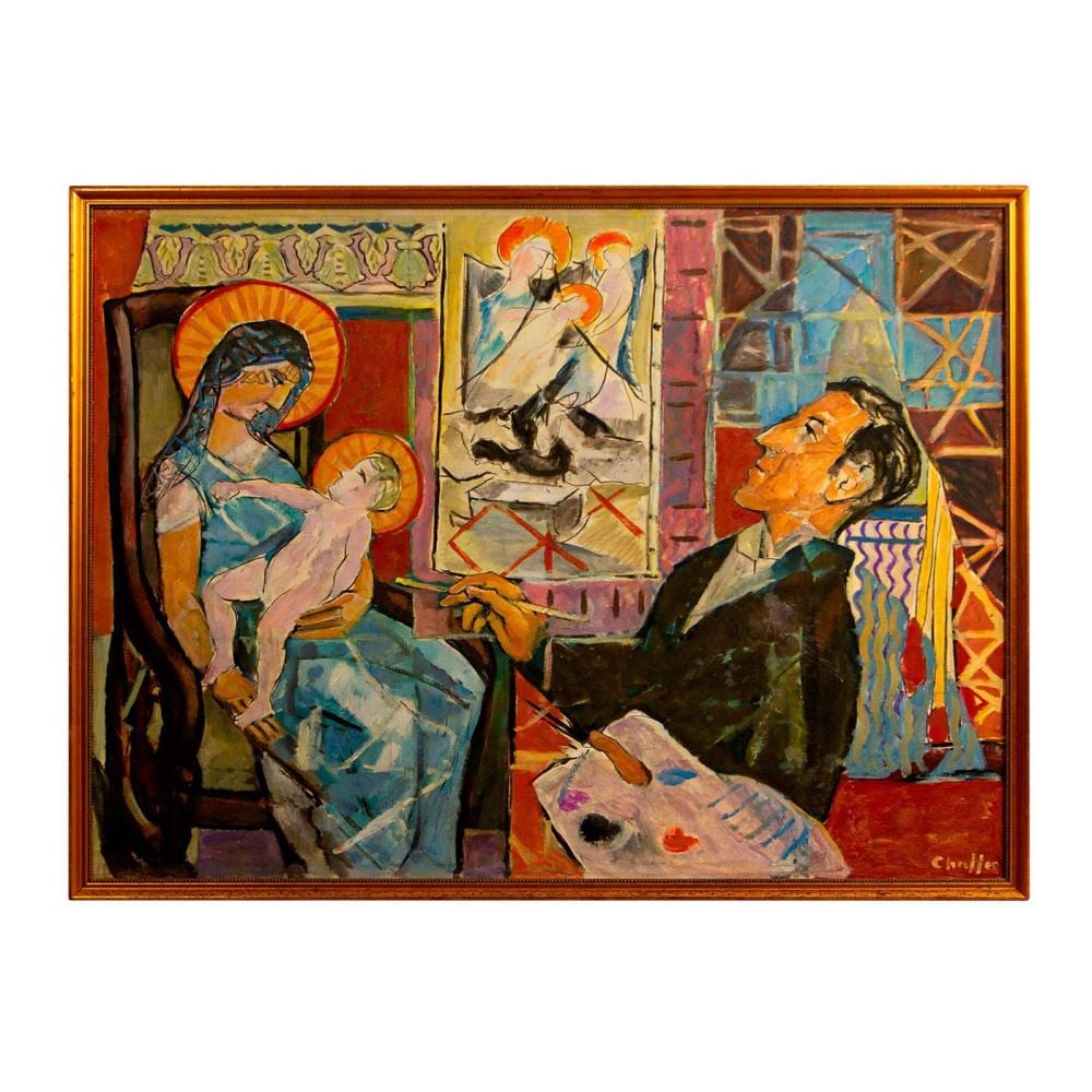 Oliver Newberry Chaffee comparable auction result: oliver newberry chaffee american 1881 1944 oil painting