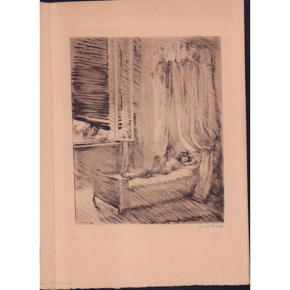 Otto (1868) Goetze comparable auction result: otto goetze german 1868 1931 etching on laid paper