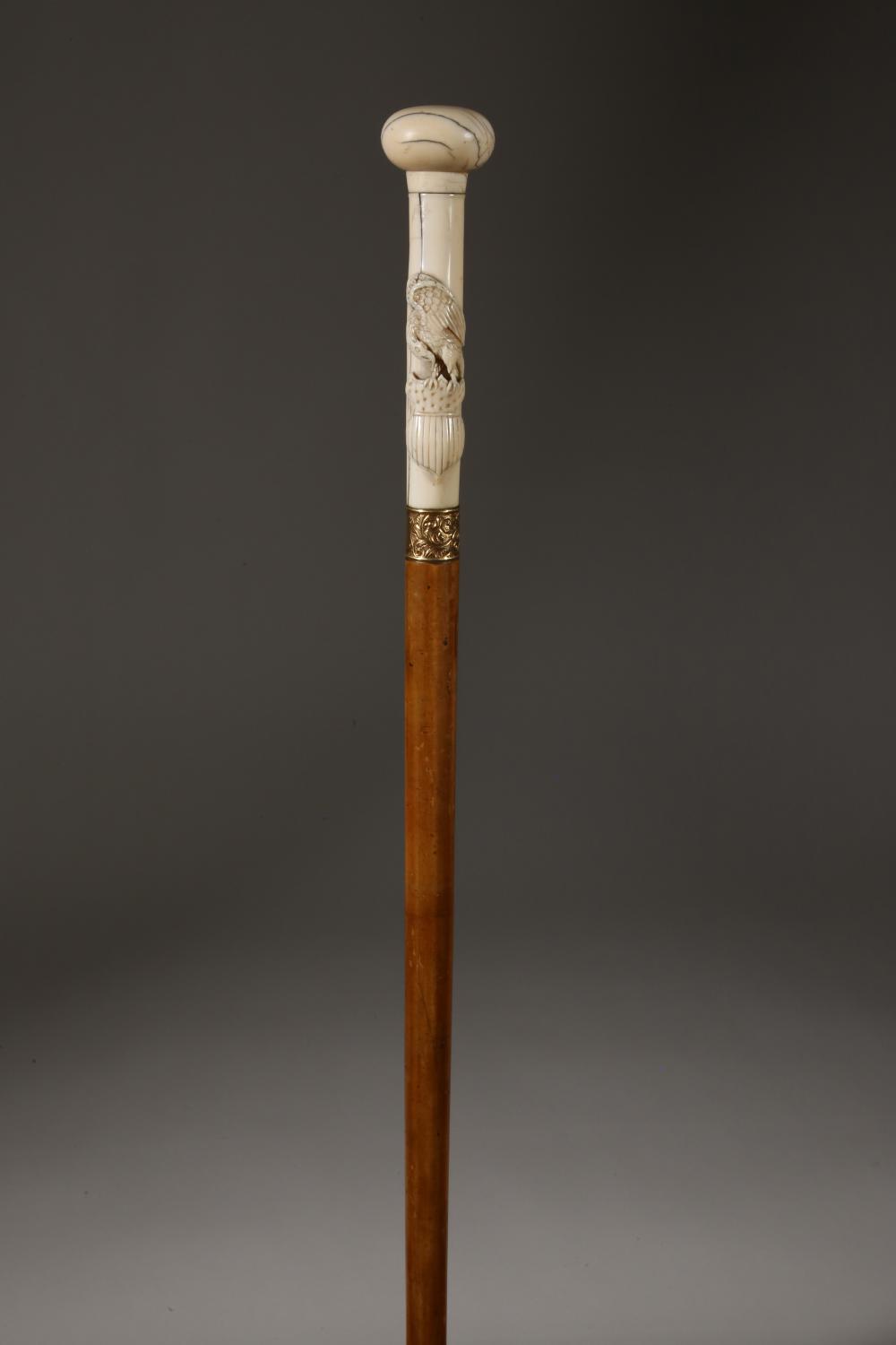 American Patriotic Walking Stick, circa 1860s sold by Rafael Osona Auctions, lot 572A — auction record photograph