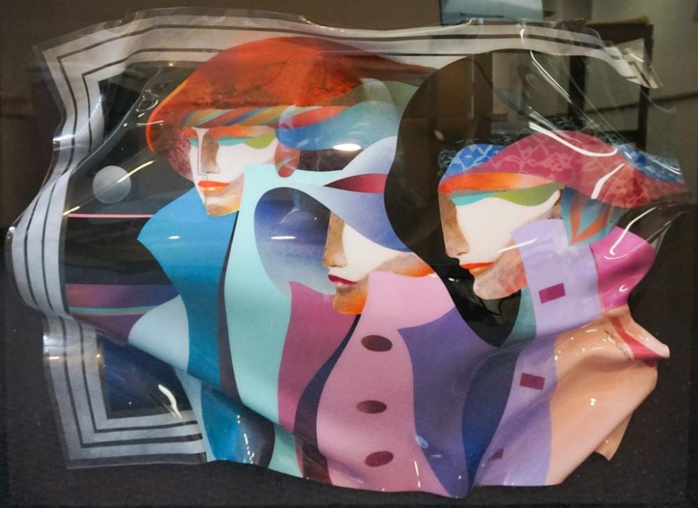 Ned Moulton comparable auction result: ned moulton american b 1937 untitled three women heated plexiglass sculpture 33 x 42 1 2 in 83 8 x 108 cm