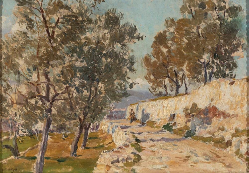 olynthe madrigali corsica 1887 1950 landscape oil on panel signed in the lower left corner · Setdart Auction House · 2023-07-26 Olynthe Madrigali comparable auction result: olynthe madrigali corsica 1887 1950 landscape oil on panel signed in the lower left corner